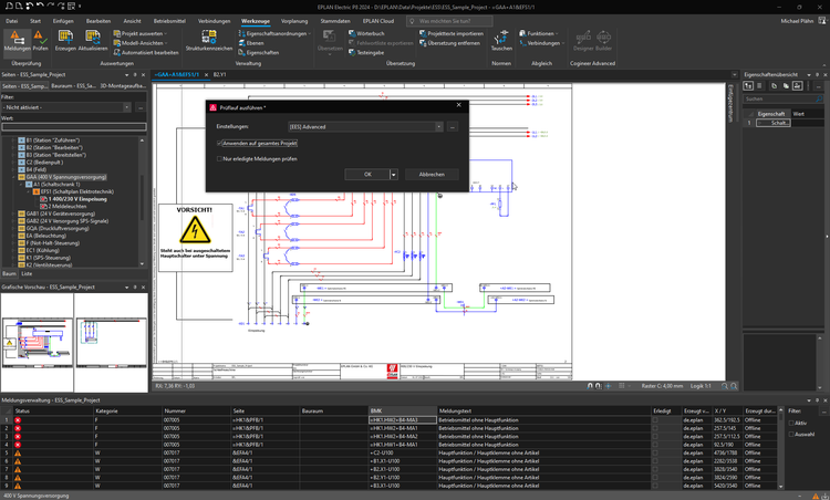 Screenshot Eplan Electric P8